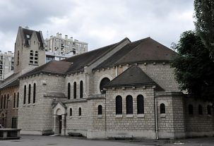 Le chevet de l'église