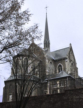 Le chevet de l'église