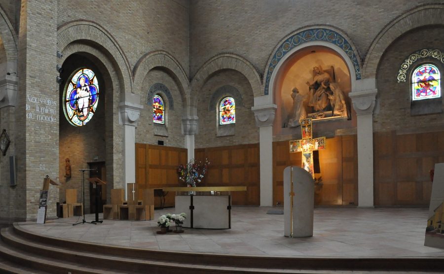 Le chœur de l'église Notre–Dame–du–Rosaire