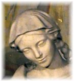 Vierge du chœur sculptée par Lagriffoul