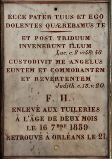 Ex-voto latin et français