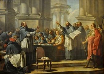 «Saint Augustin face aux Donatistes» de Carl Vanloo