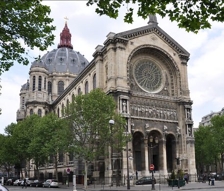 La façade de Saint-Augustin