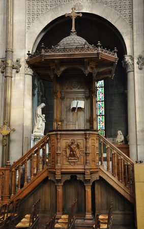 La chaire à prêcher de Saint-Augustin