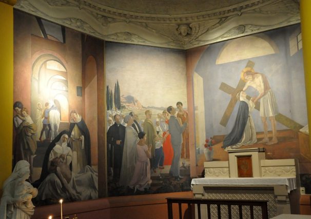 Chapelle Sainte-Catherine-de-Sienne et ses peintures de Jeanne Simon