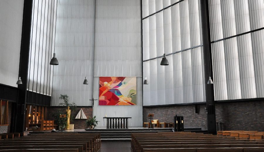 Vue d'ensemble de la nef de l'église Saint-Éloi