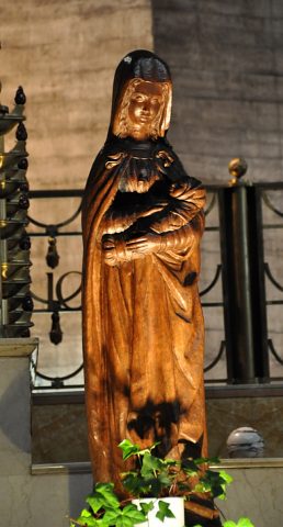 Statue de la Vierge de Ferdinand Parpan