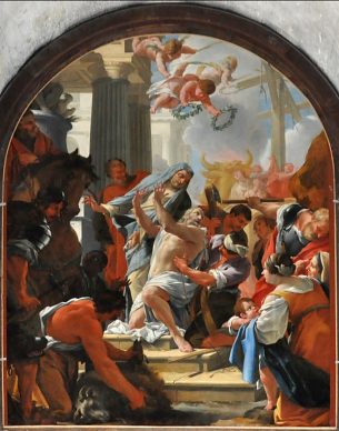 Tableau : Le martyre de saint Eustache
