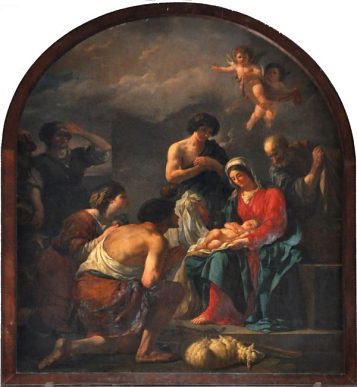 Tableau : L'Adoration des bergers