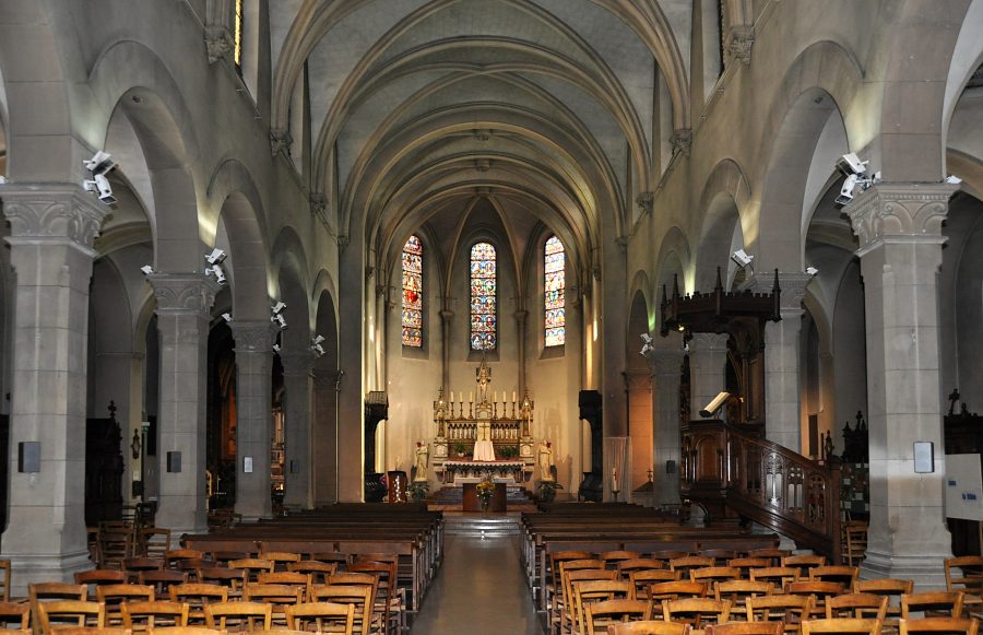 Vue d'ensemble de l'église Saint-François-de-Sales (ancienne  église)