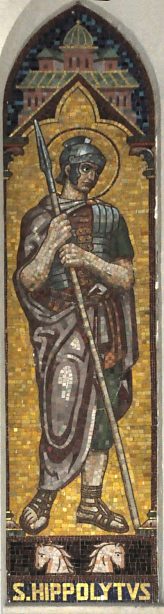 Mosïque dans l'abside «Saint Hippolyte»