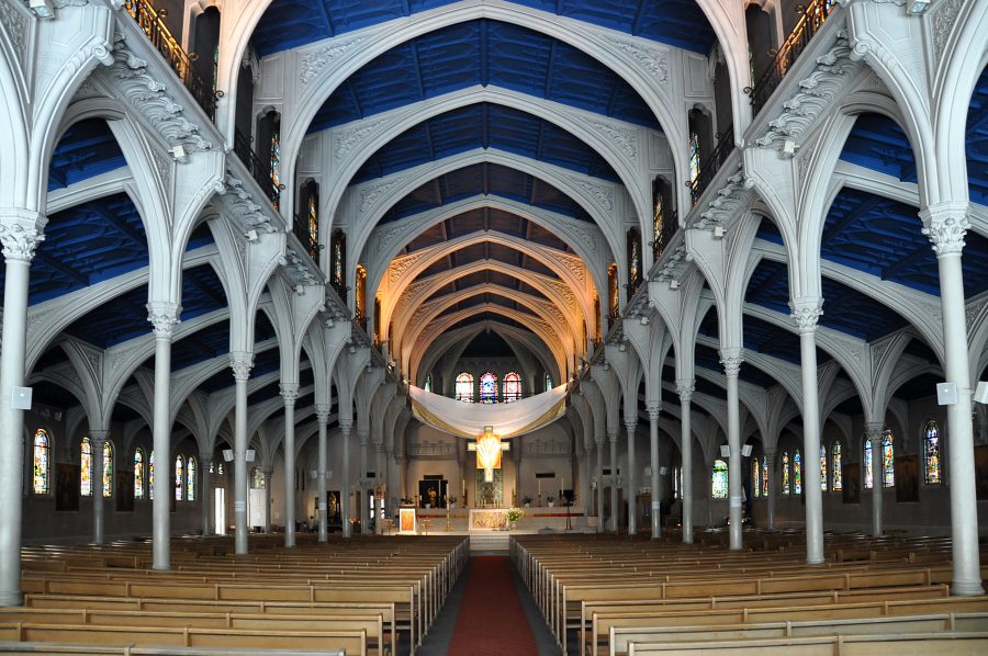 Vue générale de la nef de Saint-Honoré-d'Eylau
