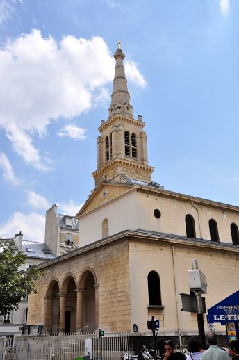 Vue extérieur de l'église