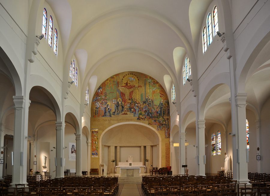 Vue d'ensemble de l'église Saint-Jean-Baptiste-de-La-Salle