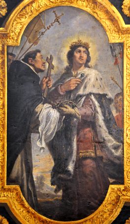 Le roi saint Louis reçoit la couronne d'épines de la Passion 