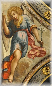 L'archange saint Gabriel et sa fleur de lys