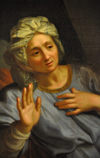 Sainte Anne dans le tableau du retable