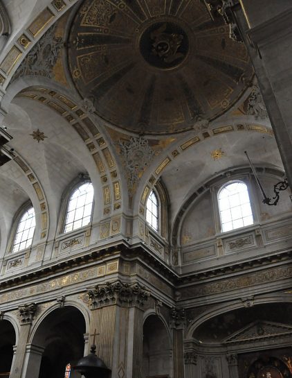 Le transept nord et la voûte