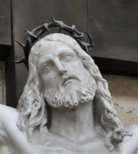 Le Christ en croix, détail