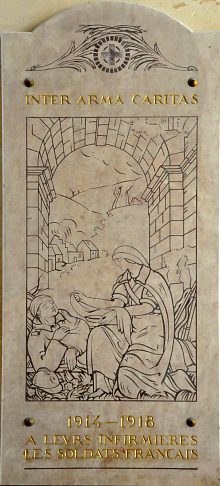 Plaque «Inter arma caritas» Plaque «Inter arma caritas»