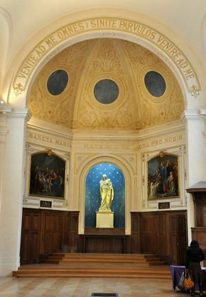 La chapelle de Marie dans la chapelle du Calvaire