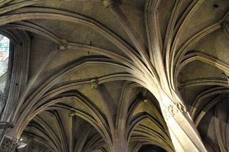 Eglise Saint-Séverin à Paris, la voûte du déambulatoire