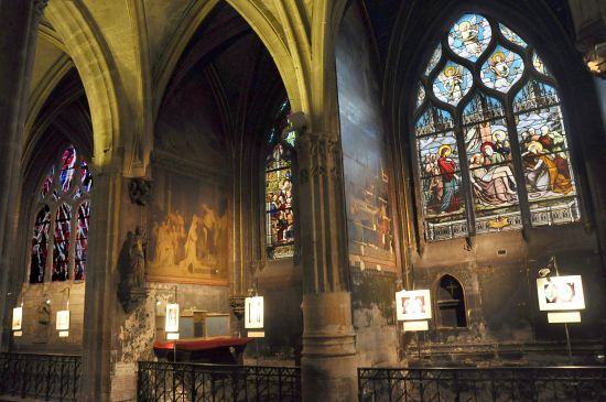 Eglise Saint-Séverin à Paris, deux chapelles latérales sud