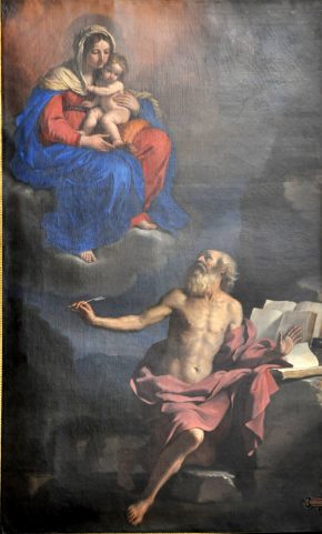 «La Vierge apparaissant &agrave; saint Jérôme» du Guerchin