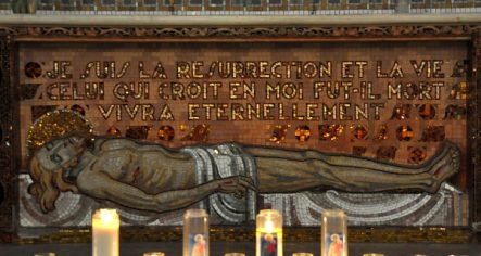 Mosaïque du Christ gisant (Mauméjean, 1938)