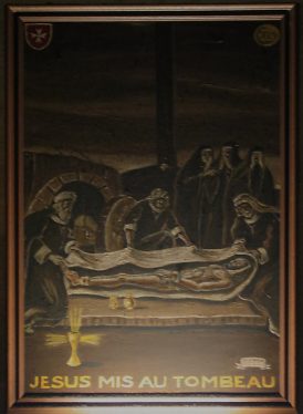 Chemin de croix, Station XIV : «Jésus mis au tombeau»