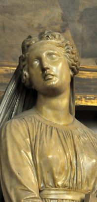Statue de sainte Marguerite, détail