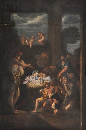 «L'Adoration des bergers» d'après le Dominiquin, partie centrale «L'Adoration des bergers» d'après le Dominiquin, partie centrale