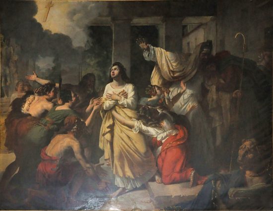 «Sainte Marguerite chassée par son père» «Sainte Marguerite chassée par son père»