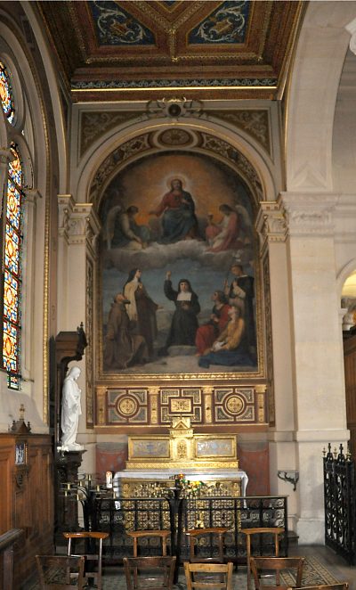 La Sainte-Trinité, chapelle latérale Sainte-Rita