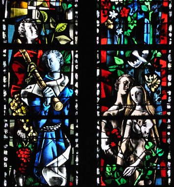 Épisodes de l'Ancien Testament dans la chapelle Saint–Léonard