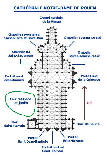 Plan de la cathédrale