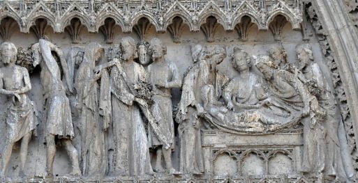 La partie terminale de la flèche de la tour-lanterne