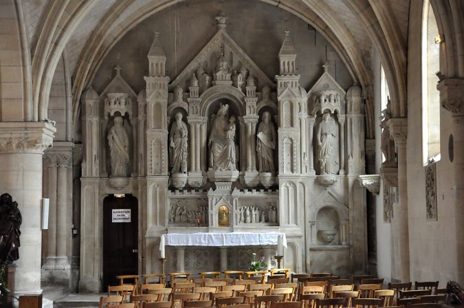 Le retable de la chapelle de la Vierge