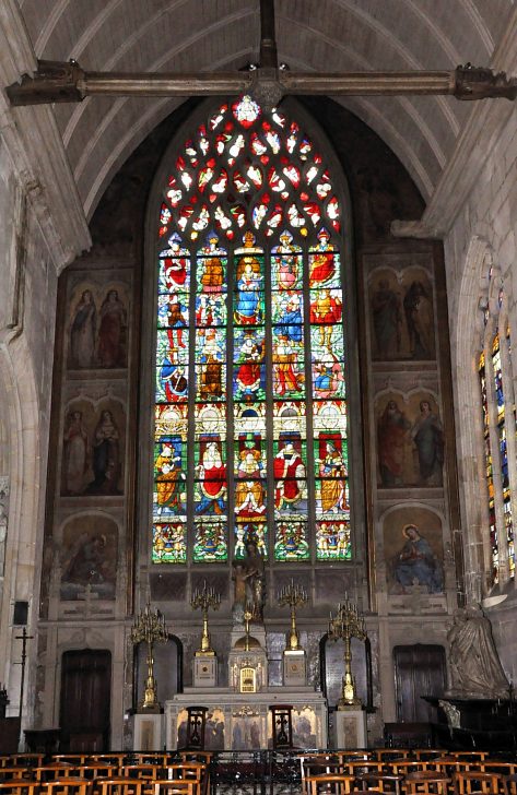 Autel de la Vierge (sud) avec l'Arbre de Jessé d'Arnoult de Nimègue