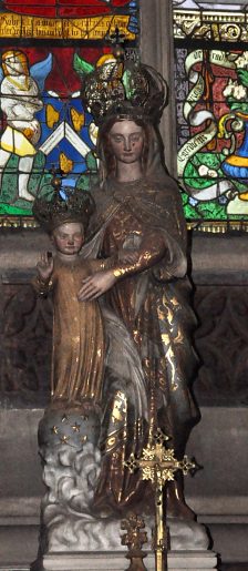 Statue de la Vierge à l'Enfant 