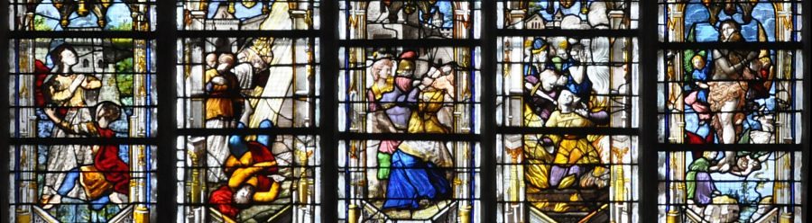 Collatéral sud : Vie de sainte Agnès (fin du XVe siècle)