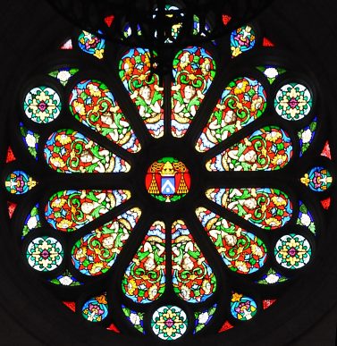 La rose du transept gauche, XIXe siècle