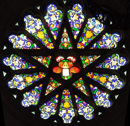 La rose du transept droit, XIXe siècle