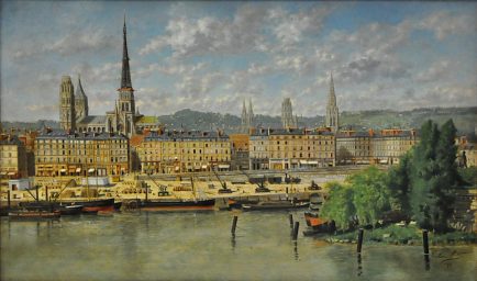 «Le Port de Rouen», 1878.