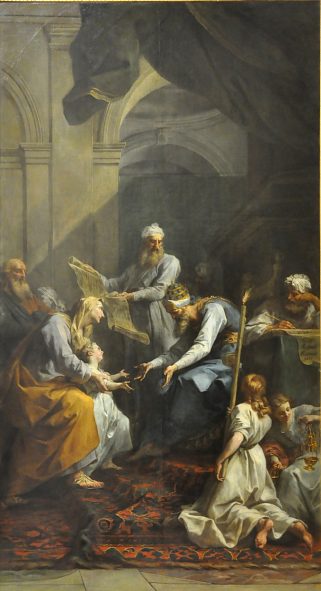 «Présentation de la Vierge au temple», 1735.