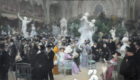 «Un Vendredi au salon des artistes français», 1911