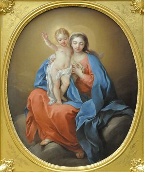 «La Vierge à l'Enfant» 1738.