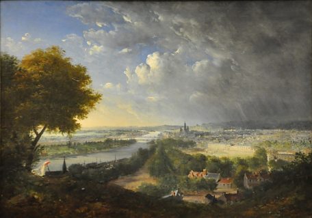 «Vue de Rouen prise de la côte Sainte-Catherine».