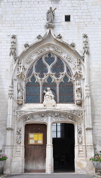 La porte sud en gothique flamboyant