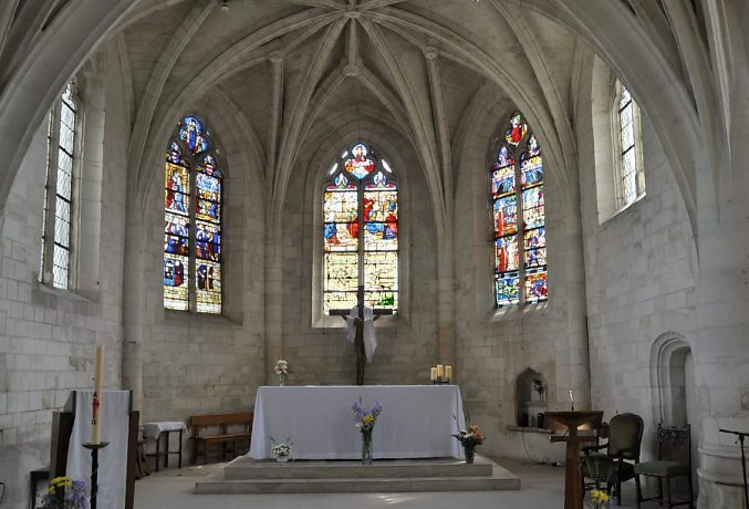 Le chœur de l'église Saint-Parres